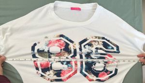 White Floral '86' Graphic Sweatshirt