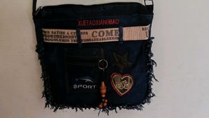 Denim Handmade  Crossbody Bag