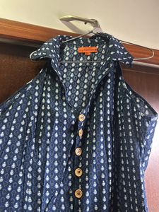 Women Floral Printed Button Up Jodhpuri Jumpsuit
