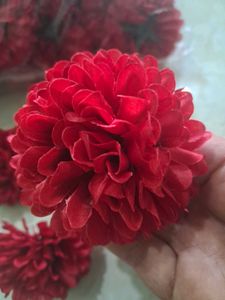Red Artificial Flower Heads - Bulk
