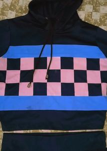 TOMMY JEANS Relaxed Fit Crop Sweatshirt Nd Trouser