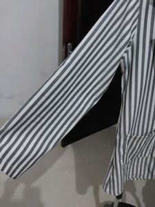 Vertical Strip Summer Blazer