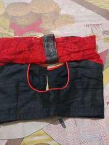 Stylish Black &amp; Red Blouse