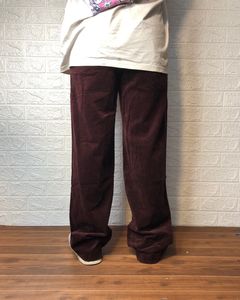 Maroon Straight Fit Jean