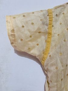 Under 100 Coins Cream Kurtha