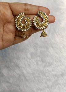 Gold Colour Plated Earrings