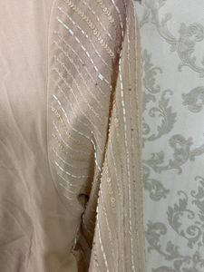 Hand Work Embroidery Straight Gown