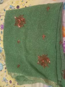 Green Saree