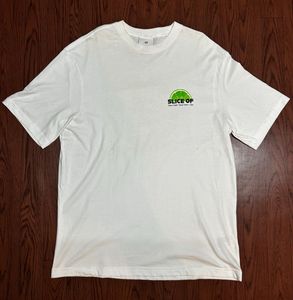 HM White Graphic Tee - Slice Of