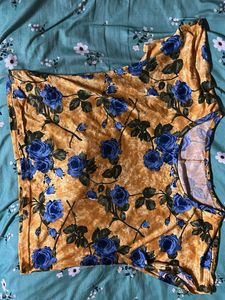 Floral Print Crop Top