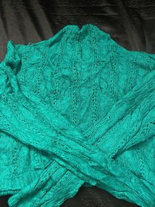 woollen sholdur cut top