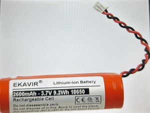 EKAVIR 18650 Lithium-Ion Battery 2600mAh