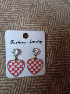 Heart Drop Earrings