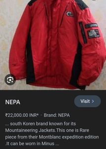 Nepa Down🧥 Winter/Extreme Cold