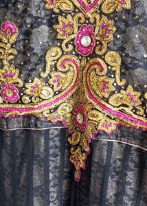 Elegant Black Anarkali dress