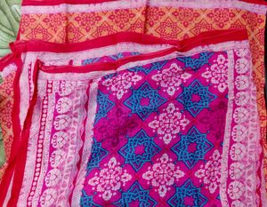 Biba Pure Cotton 3 Piece Anarkali Suit Set