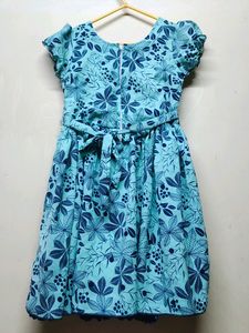 Girls Foral Green Formal