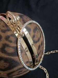 SAVANA💝BRAND NEW Leopard Print Sphere Clutch