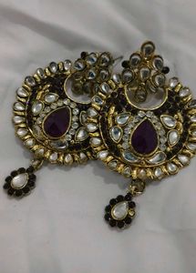 Statement Kundan Earrings