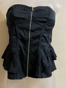 Bebe Branded Black Corset