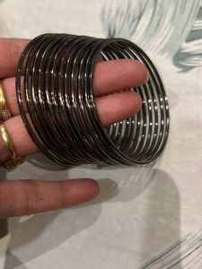 Black Metal Bangles