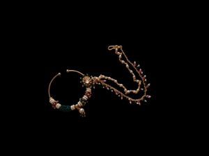 Bridal Nose Pin With Chain