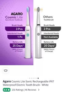 Agaro Electric Toothbrush