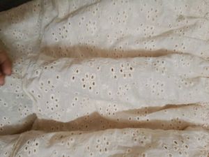 Tiered Eyelet Mini Skirt