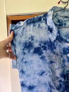 Blue Tie N Dye Shirt