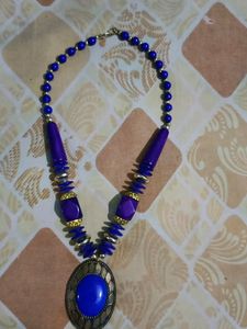 Navy Blue Neckpiece
