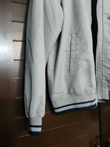 US Polo Assn. Men Grey Blue Bomber Jacket
