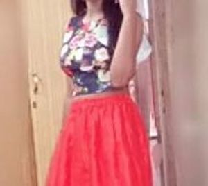 Flower Printed Crop Top