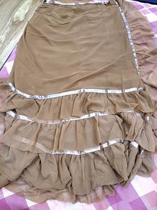 Designer Frill Saree