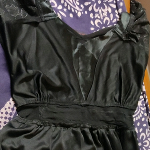Korean Party wear black knee length dress  🔥 Reduced price🔥
