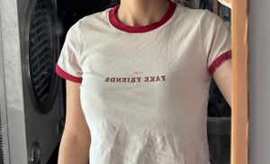 Ringer Tee - 'Fake Friends'