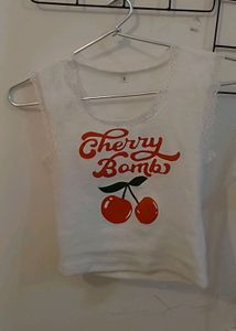 Cherry Bomb Crop Top