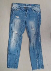 Womens Torn Jeans