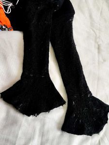 Unique Orange Floral Dress❤️