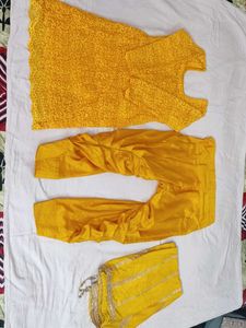 Yellow Salwar Kameez Suit