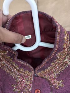 Elegant Purple Ethnic Kurta Set