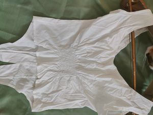 Ruffled White Blouse