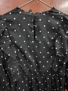 Polka Dot Ruffle Dress