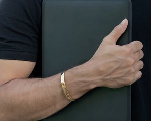 Swashaa 18k Gold Plated Kada For Men