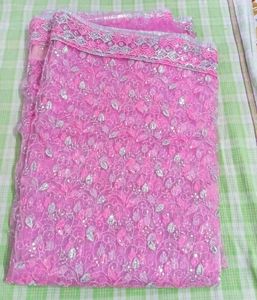 Fully worked Pink Partywear Saree💕✨