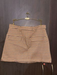 Checked Mini Skirt