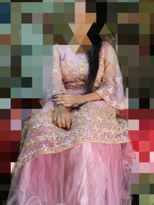 Pink Embellished Occasion Dress