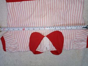 Vintage Style Red &amp; White Dress Anime