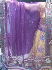 Designer Lehanga Choli With Long Chunri