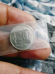 Polish 20 Groszy Coin