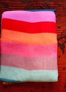 Multicolour Georgette Saree For Women